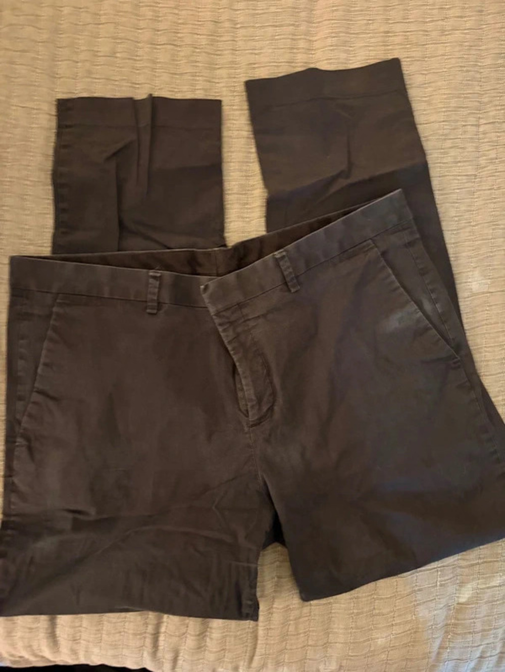 Express photographer Charcoal colored chino pants Size 36x30